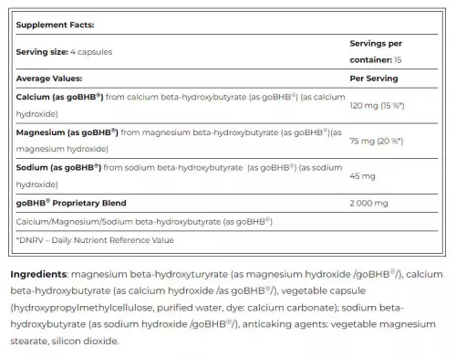 Amix KetoLean Keto BHB capsules (60 Kapszula) - Image 2