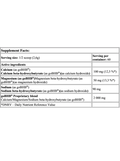 Amix Nutrition - KetoLean® Keto goBHB®250g / Fresh Lemon (zsírégető) - Image 2