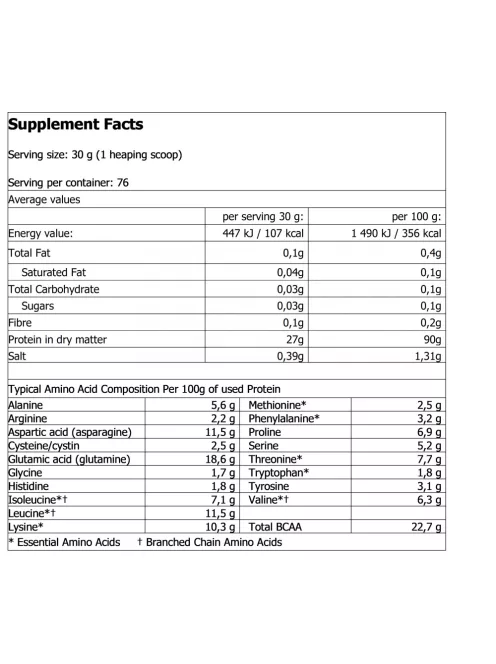 Amix Nutrition - Gold Whey Protein Isolate 2280g - Image 2