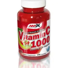 AMIX NUTRITION - C-Vitamin + Rose Hips 1000mg 100cps
