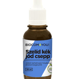 Szelíd kék jód csepp