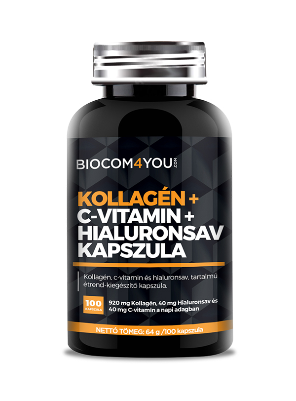 Kollagén+Hialuron+C-vitamin kapszula