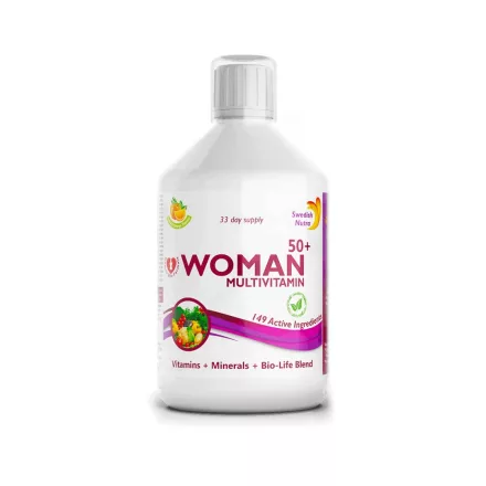 Swedish Nutra Woman folyékony multivitamin 50 feletti nőknek 500ml