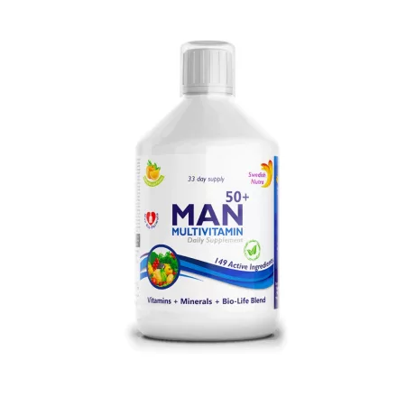 Swedish Nutra Man folyékony multivitamin 50 feletti férfiaknak 500ml